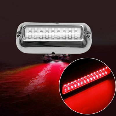 Lampă de traversă pentru barcă cu 27 LED Lampă de traversă marină din oțel inoxidabil IP68 Lumină de navigație marină impermeabilă 50 W Accesorii pentru iaht
