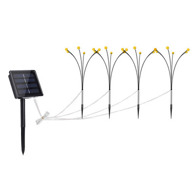 Saules zāliena lampa Ūdensnecaurlaidīga šūpoles dekoratīvā celiņa ainavu gaismas Izturīgi viegli uzstādāmi automātiskais slēdzis mājas dārzam