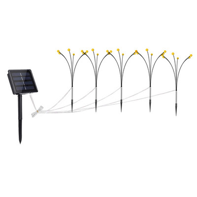 Saules zāliena lampa Ūdensnecaurlaidīga šūpoles dekoratīvā celiņa ainavu gaismas Izturīgi viegli uzstādāmi automātiskais slēdzis mājas dārzam