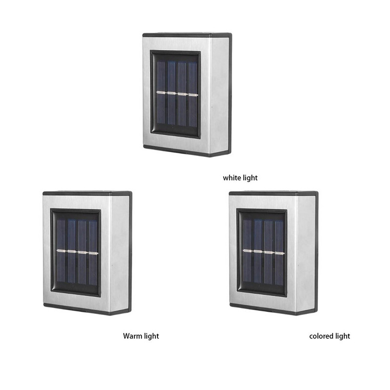 Modern falra szerelhető lámpák kültéri esőálló napelemes fali lámpatestek ösvények lépcsők kert utca karácsonyi táj