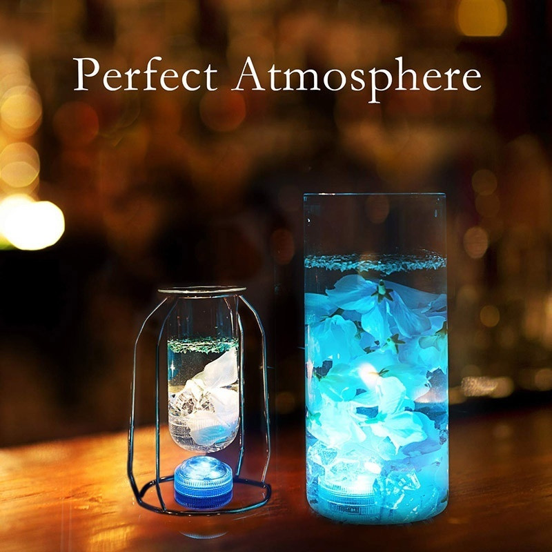 Távirányítható RGB merülőfény elemmel működő víz alatti éjszakai lámpa vázatálhoz kültéri kerti akváriumhoz