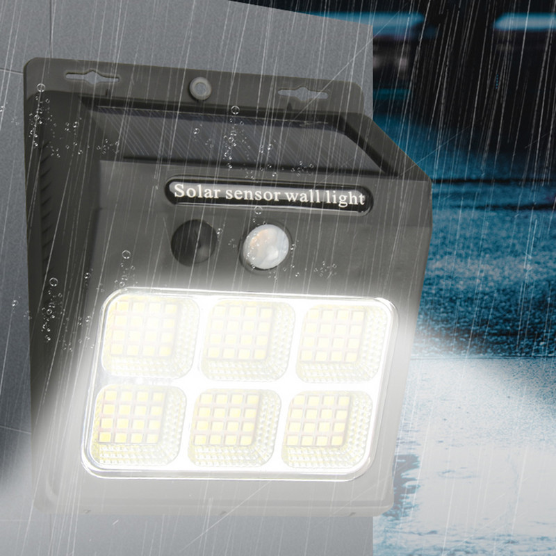 LED COB solarna svjetla Senzor pokreta Vodootporna ulična zidna svjetiljka Dekoracija vrta
