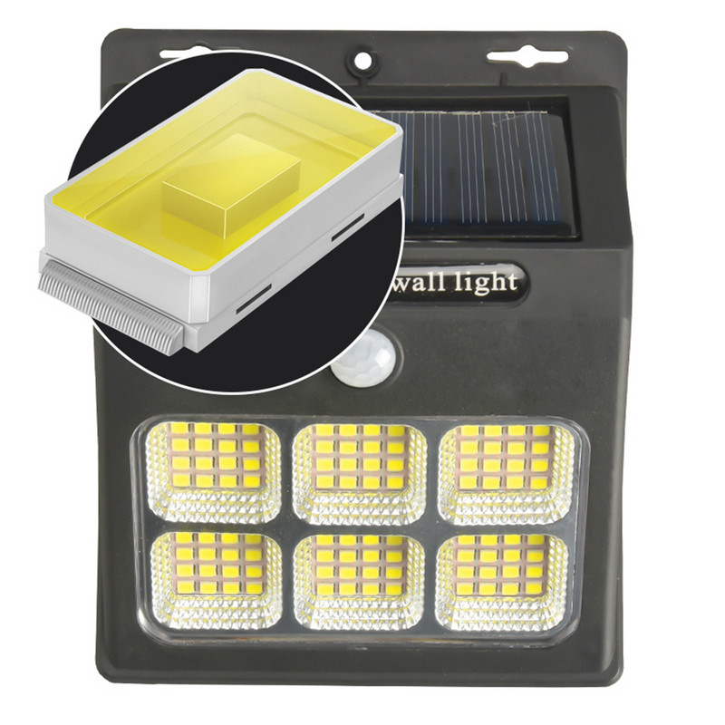 LED COB solarna svjetla Senzor pokreta Vodootporna ulična zidna svjetiljka Dekoracija vrta