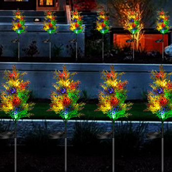 1 Σετ Λάμπα LED Εξαιρετικό Φωτιστικό Κήπου που μαγνητίζει τα βλέμματα Φωτιστικό γκαζόν LED υψηλής προσομοίωσης φυτού για το σπίτι