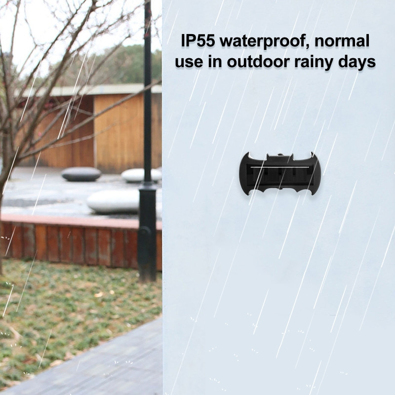 Solarna vrtna vanjska zidna svjetiljka Šišmiš Dekorativna zidna svjetiljka Kućni vanjski vrt Vila Pejzažna dekorativna svjetiljka