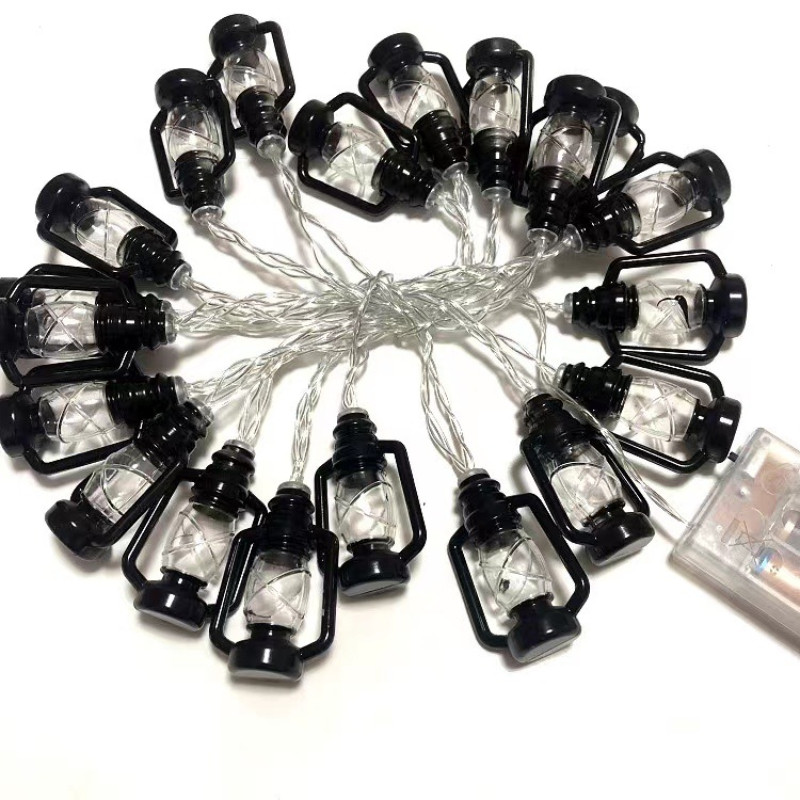 2022-es új retro petróleum LED-füzér 1,5M 3M szobavilágítás Kollégium Hálószoba Kert Kültéri Dekoráció Elemről működik