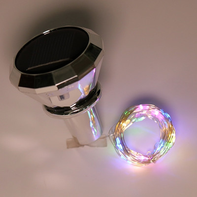 Saules dimanta vīna pudele Korķa LED gaismas stīgu Amatniecība Dekorācijas Gaismas Ziemassvētku Vara stieples Stīgu gaismas Kvēlojoša koka lampa