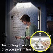 Nanesite zidno svjetlo Solarna led svjetiljka Vrtna vanjska rasvjeta Senzor pokreta Ulični reflektor Vodootporna vanjska božićna rasvjeta Dvorište