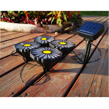 Ηλιακά φωτιστικά LED, Σετ 4 Animal Paw Print, Πεταλούδα, Φωτιστικό κήπου Daisy για μονοπάτι, γκαζόν, αυλή, διακοσμήσεις εξωτερικού χώρου