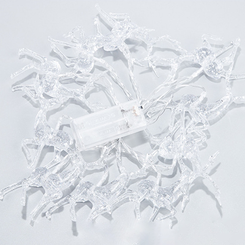 LED szarvas fényfüzér karácsonyi jávorszarvas alakú díszek karácsonyi fa lámpás Boldog karácsonyi dekoráció otthoni karácsonyi fénykertbe