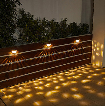 2 бр./4 бр. LED слънчеви градински светлини Светлина за веранда Външни стенни лампи