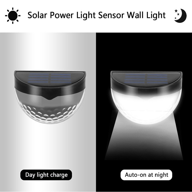 2db/4db LED-es napelemes kerti lámpák Verandavilágítás kültéri fali lámpák