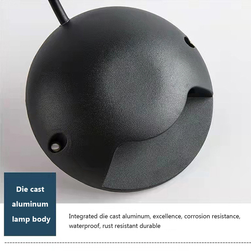 2W 3W 4W Vodootporno ukopano svjetlo LED indukcijsko svjetlo za noge Svjetlo za tlo Svjetlo za tlo Reflektor za kanale Svjetlo za vrt, travnjak, stazu, Pejzažno svjetlo