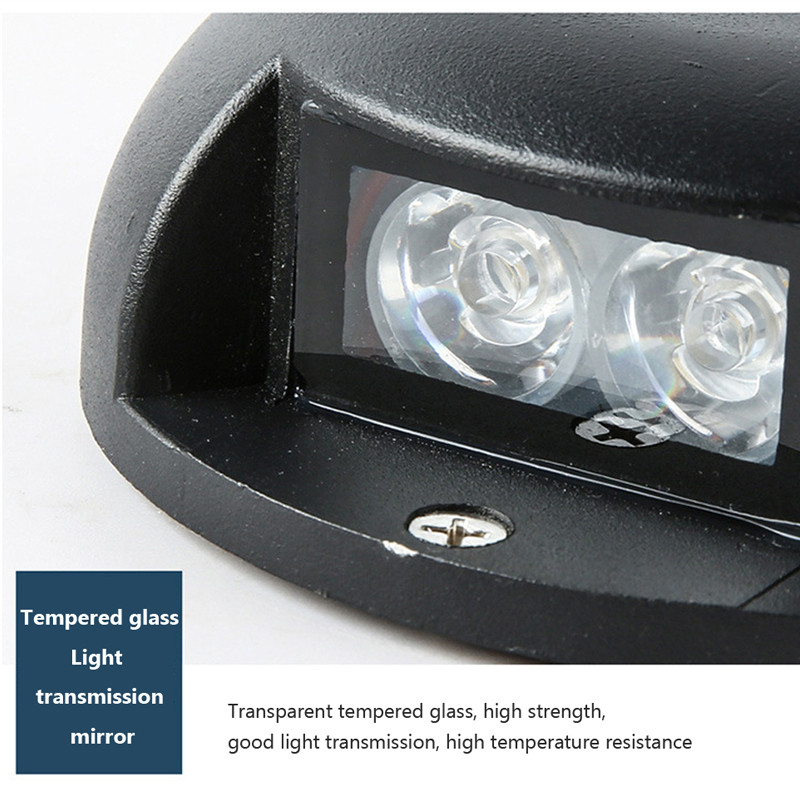 2W 3W 4W Vodootporno ukopano svjetlo LED indukcijsko svjetlo za noge Svjetlo za tlo Svjetlo za tlo Reflektor za kanale Svjetlo za vrt, travnjak, stazu, Pejzažno svjetlo