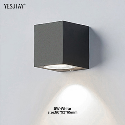 IP65 LED fali lámpa kültéri vízálló kerti világítás alumínium AC86-265 beltéri hálószoba nappali lépcső fali lámpa