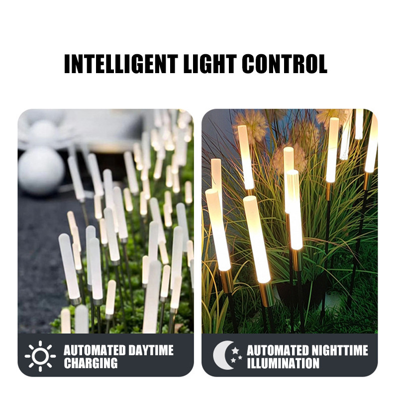 2/4gab āra saules zāliena gaismas ūdensnecaurlaidīgas ielu lampas nerūsējošā tērauda dārza celiņa kvadrātveida ainavu gaismas