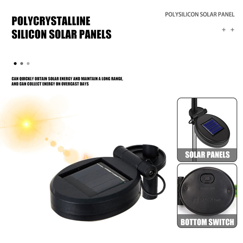 2/4gab āra saules zāliena gaismas ūdensnecaurlaidīgas ielu lampas nerūsējošā tērauda dārza celiņa kvadrātveida ainavu gaismas