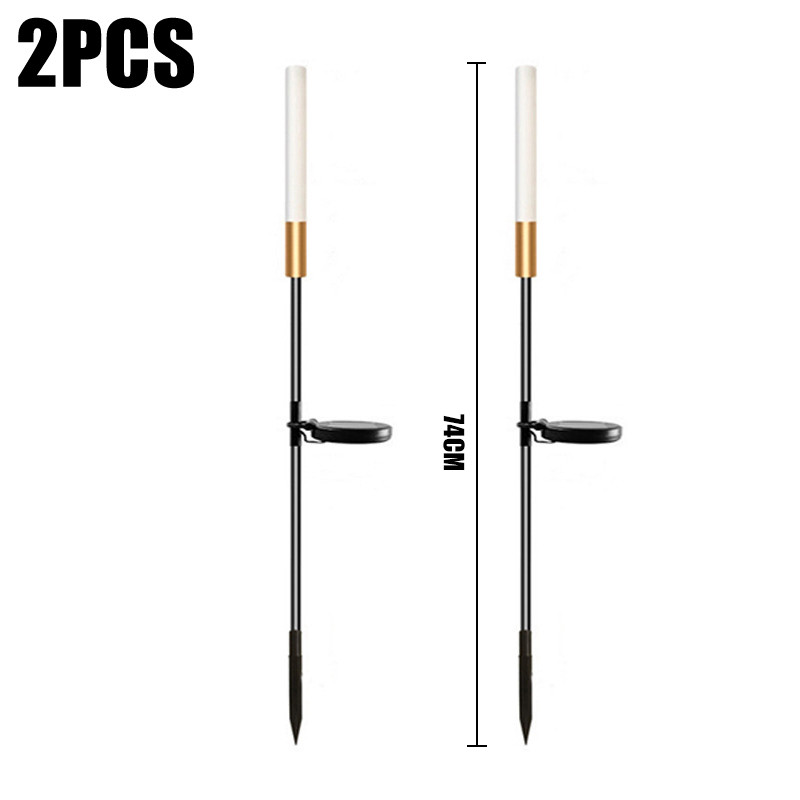 2/4gab āra saules zāliena gaismas ūdensnecaurlaidīgas ielu lampas nerūsējošā tērauda dārza celiņa kvadrātveida ainavu gaismas