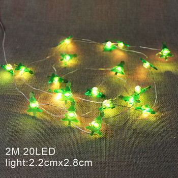 20 LED светлинни низове Коледни декоративни светлини Външни светлинни низове 2022 Коледни стари фенери от медна тел Светлина за домашно парти