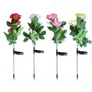 Ar saules enerģiju darbināmas rožu dārza gaismas zāliena un dārza dekorēšanai