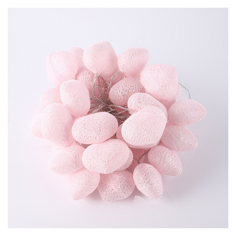 Led kokvilnas mīlestības sirds zvaigzne kāzu stīga feja gaismas virtene iekštelpu kāzu ballītei dārza vītnes Valentīna dienas dekors