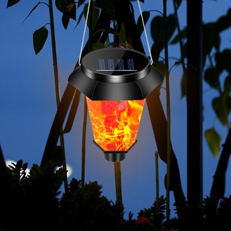 Dārza apgaismojums IP65 ūdensnecaurlaidīgs LED saules ainava zāliena lampas dekorēšana liesmas āra ielu apgaismojums