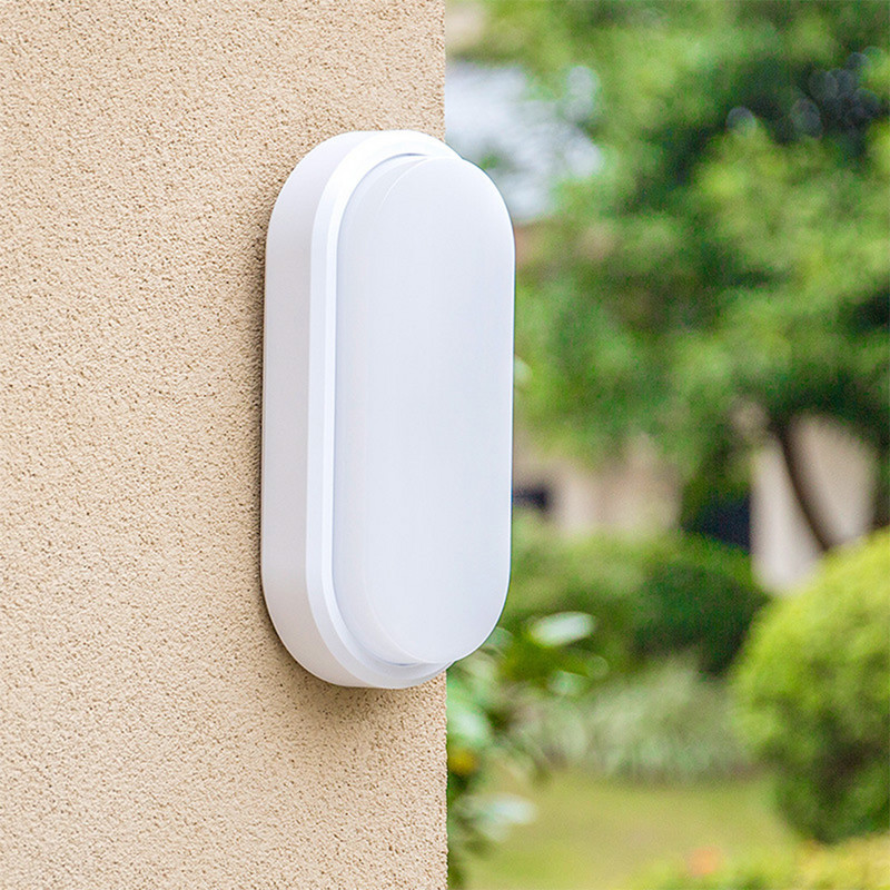 16W moderne LED zidne svjetiljke otporne na vlagu na prednjem trijemu stropna svjetiljka nadgradna ovalna za vanjsku vrtnu kupaonsku rasvjetu