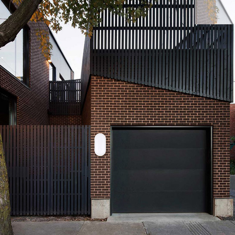 16W moderne LED zidne svjetiljke otporne na vlagu na prednjem trijemu stropna svjetiljka nadgradna ovalna za vanjsku vrtnu kupaonsku rasvjetu