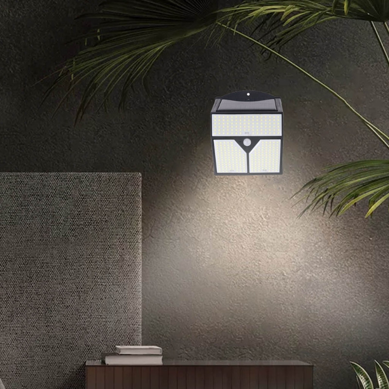 318/436 LED saulės šviesos infraraudonųjų spindulių žmogaus kūno jutiklis ir šviesos valdymas lauko sieninis apšvietimas vandeniui atsparus kiemas kiemo gatvė M7DA