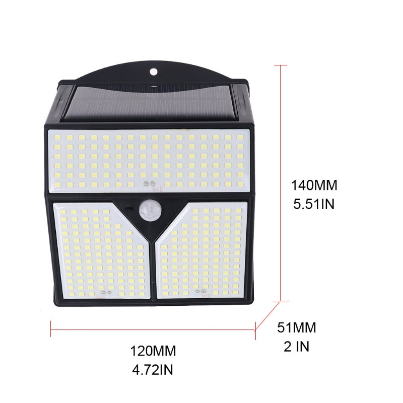 318/436 LED saulės šviesos infraraudonųjų spindulių žmogaus kūno jutiklis ir šviesos valdymas lauko sieninis apšvietimas vandeniui atsparus kiemas kiemo gatvė M7DA