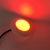 Baseino taškas 12W RGB povandeninis LED apšvietimas itin plonas plastikine derva užpildytas DC12V tvenkinio apšvietimas šiltai balta mėlyna spalva šalta balta