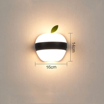 12W kaasaegne lihtne loominguline välistingimustes veekindel seinavalgusti LED sisehoovivalgustid väravavalgusti terrass rõdu aia seinavalgusti