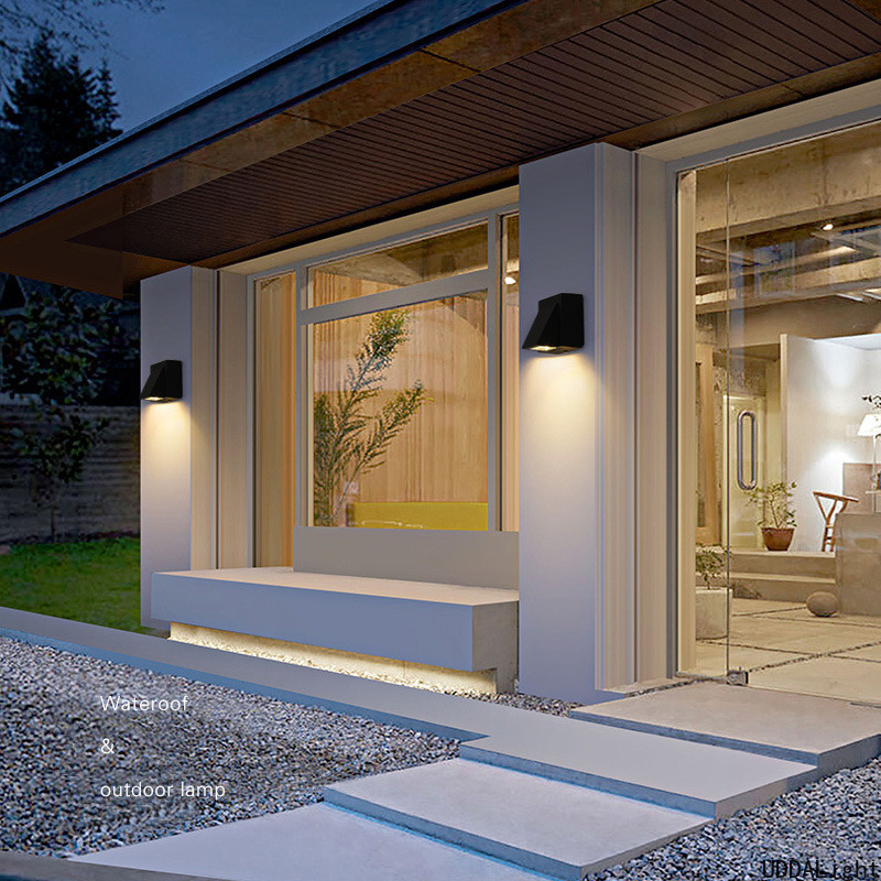 Kültéri fali lámpa kerti lámpák erkély edzett üveg RoHS CE 85-265V Ce