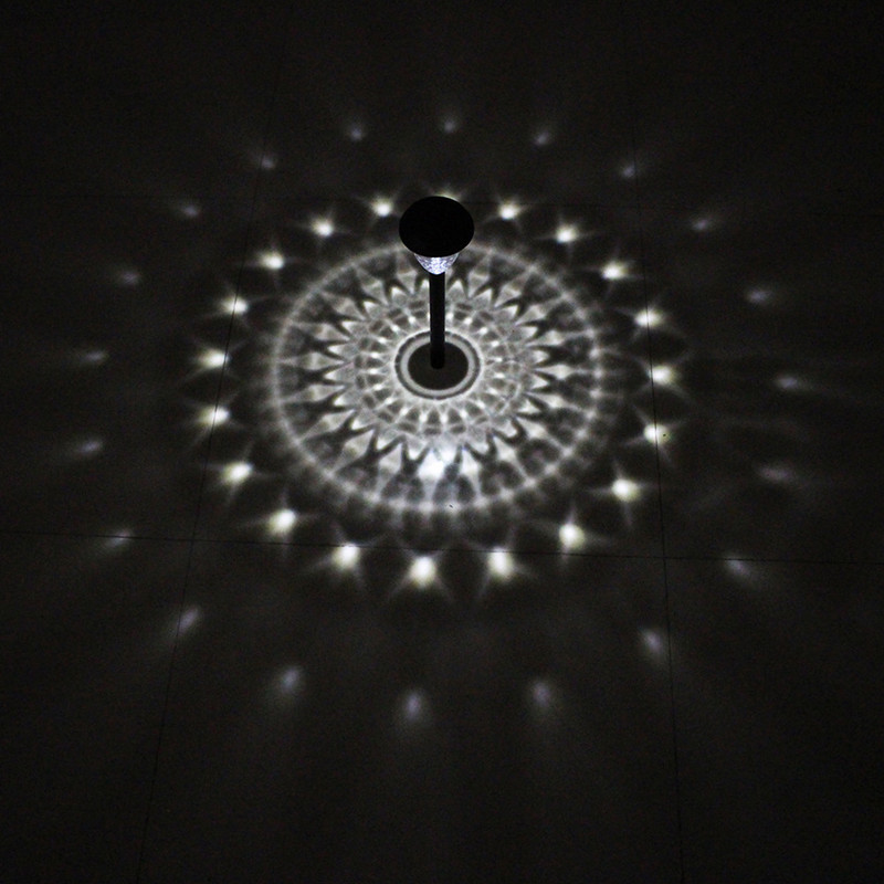 LED-es napelemes fényvetítés hullámzó gyepfény udvari kültéri kerti dekoráció vízálló világítási ösvény dekoratív fény