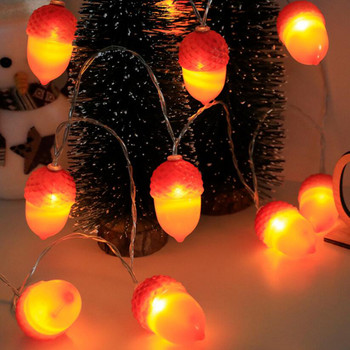 Светлини за струни за бутилки за сладолед, LED приказни светлини Коледни вътрешни струни за рожден ден Празнична украса