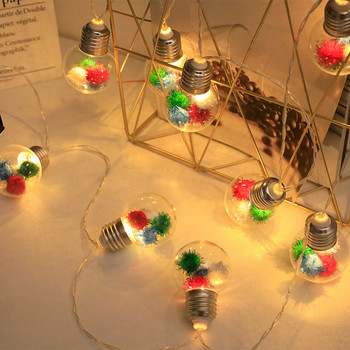 Светлини за струни за бутилки за сладолед, LED приказни светлини Коледни вътрешни струни за рожден ден Празнична украса