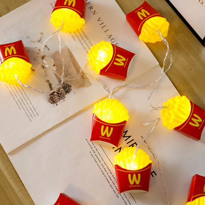 Saldējuma vēlmju pudeles gaismiņas, LED pasaku gaismas Ziemassvētku iekštelpu gaismas virtenes dzimšanas dienas svinību dekorēšanai