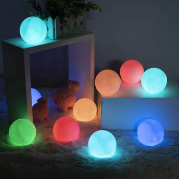 Соларно осветление за басейн Плаваща лампа за плувен басейн RGB топка за промяна на цвета/лотос градински светлини Външен надуваем басейн Подводна светлина