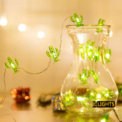 Varavīksnes saldējuma LED gaismas virtenes pasaku dārza vītnes lampa Ziemassvētku kāzu dzimšanas dienas ballīte Guļamistabas āra dekorācijas