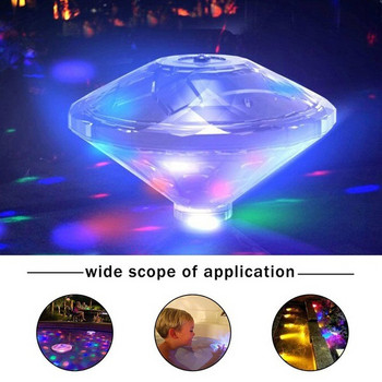 Πλωτό υποβρύχιο φως RGB Υποβρύχιο LED Disco Party Light Glow Show Φώτα πισίνας Λάμπα υδρομασάζ υδρομασάζ Φωτιστικό μπάνιου μωρού