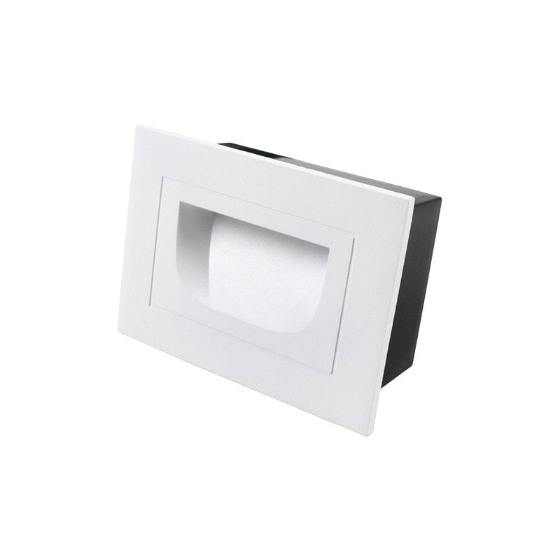 3W 6W Ugradna Led svjetiljka za stepenice AC85-265V Unutarnja vanjska IP65 Kutna zidna svjetla Stepenice Stepenice Stubište Svjetiljka za stubište u hodniku