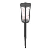 Ar saules enerģiju darbināma ceļa lampa āra apgaismojuma gaismas sensora gājēju celiņa lampa automātiskais apgaismojums ar saules enerģiju darbināms LED zāliena apgaismojums gājēju celiņam