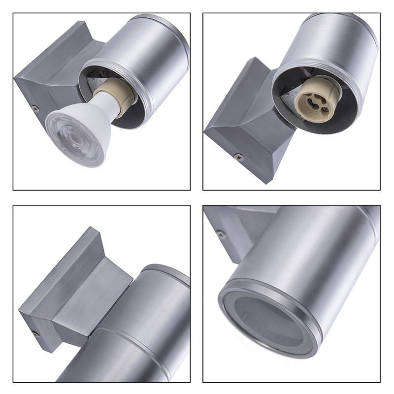 Veranda u hodniku IP65 LED zidna svjetiljka Aluminijska vanjska vodootporna vrtna unutarnja prekrasna zidna svjetiljka za spavaću sobu Dnevni boravak Stepenice