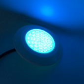 Baseino šviesa povandeninis 12W plastiko derva užpildytas RGB sinchronizavimas Spalvingas 108led DC12V Šiltai balta Mėlyna Spalva Šalta Balta