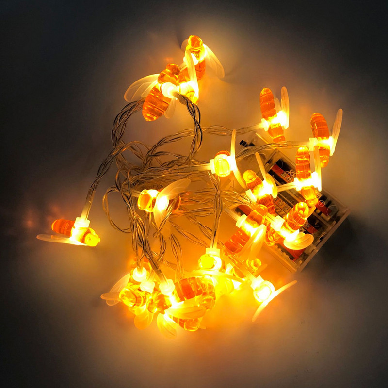 Nova svjetiljka za pčele na solarnu energiju Vodootporna traka svjetiljke za vanjsku upotrebu Izvor robe Festivalska ukrasna svjetiljka u boji Traka svjetiljke za insekte