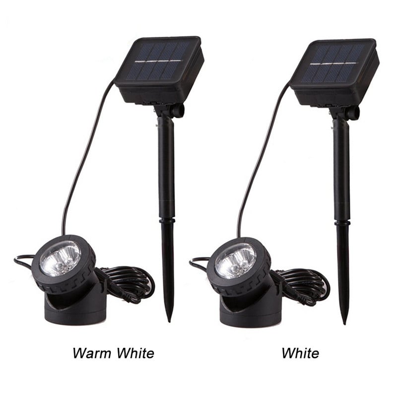 Kerti Spot lámpa Fény Tó Fények Medence Vízálló Solar Outdoor UV