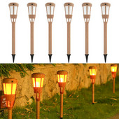 Ar saules enerģiju darbināmu gaismas celiņu LED āra lampa ūdensnecaurlaidīga dārza zāliena laternas gaisma ainavas dekoratīvais apgaismojums iekšpagalma pagalmam