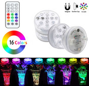C2 2023 Atnaujintas 13 LED RGB panardinamasis šviestuvas su magnetu ir siurbimo puodeliu baseino apšvietimas povandenine LED lempute, skirta tvenkiniui