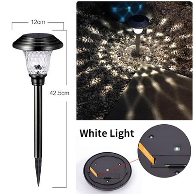 Saules zāliena lampa ūdensnecaurlaidīga āra LED dārza gaisma nerūsējošā tērauda ainavu apgaismojums pagalma / iekšpagalma / piebraucamā ceļa / gājēju celiņa apgaismojumam