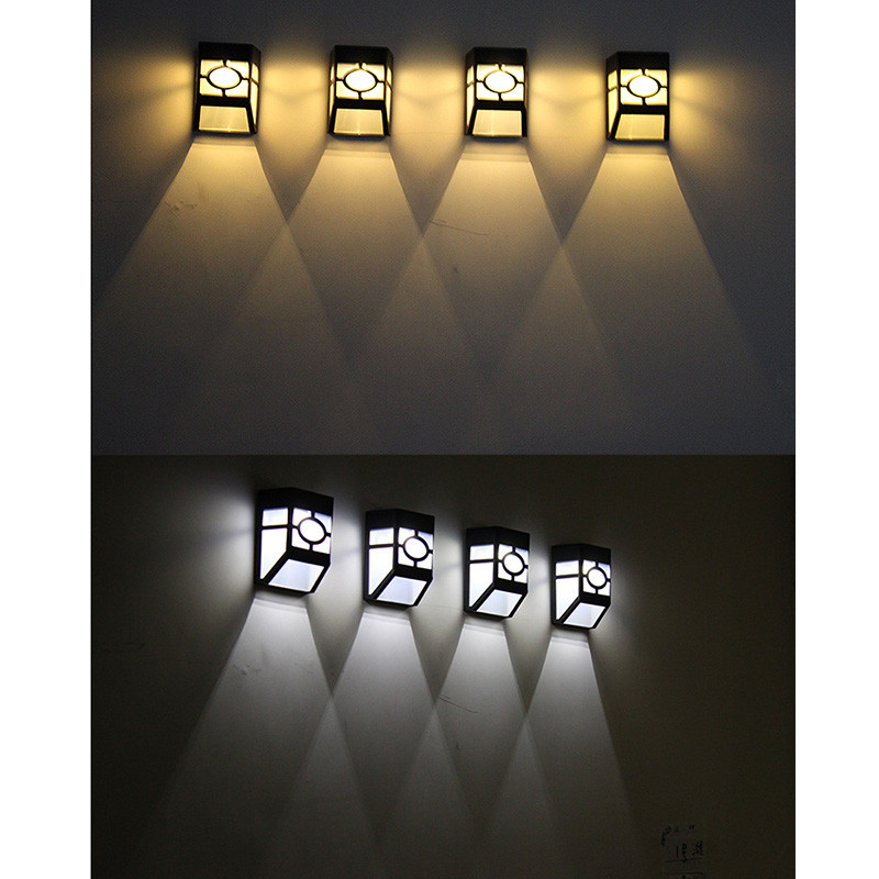 Staro zidno LED svjetlo na solarni pogon Vanjska vrtna staza Pejzažna dvorišna svjetiljka SCVD889